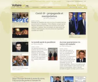 Voltairenet.org Screenshot