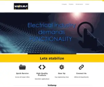 Voltamp.com(Continuous Variable Voltage Auto Transformer Variac) Screenshot