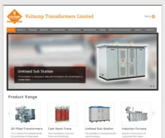 Voltamptransformers.com(Voltamp) Screenshot