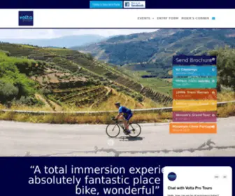 Voltaprotours.com(Guided Cycling Holidays in Spain and Portugal Fully Supported) Screenshot