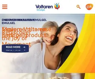 Voltaren.co.za(Rediscover the Joy of Movement) Screenshot