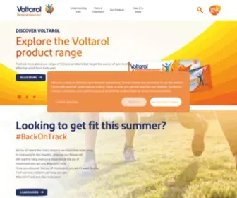 Voltarol.co.uk(Voltarol Pain Relief) Screenshot