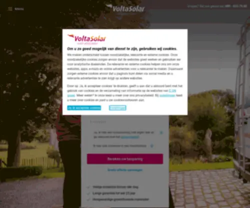 Voltasolar.nl(Volta Solar) Screenshot