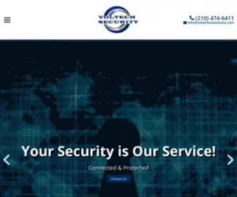 Voltechsolutionstx.com(Voltech Security Services) Screenshot