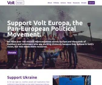 Volteuropa.org(This is volt) Screenshot