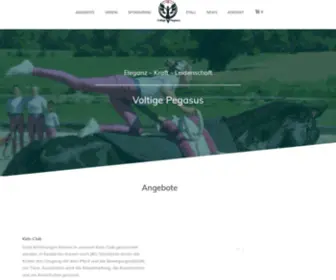 Voltige-Pegasus.ch(Voltigieren in Meinisberg) Screenshot