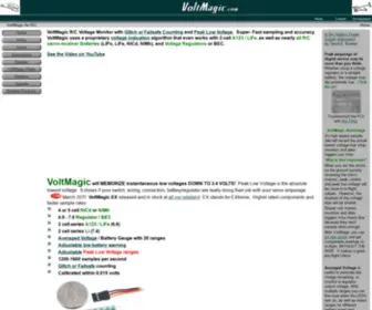 Voltmagic.com(VoltMagic R/C Voltage Monitor with Glitch & Failsafe counting) Screenshot
