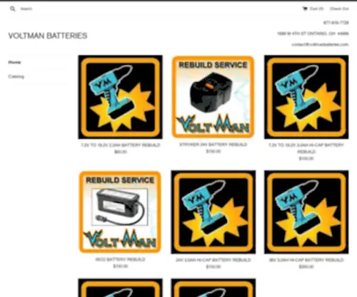 Voltmanbatteries.com(VOLTMAN BATTERIES) Screenshot
