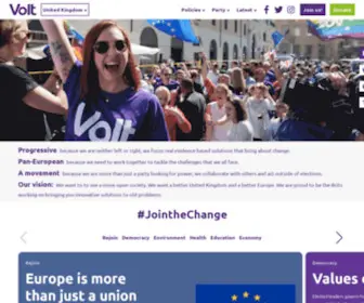 Voltuk.org(Volt UK) Screenshot