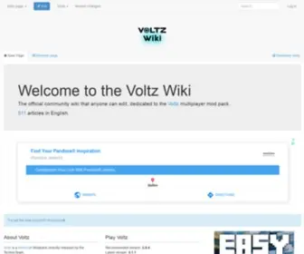 Voltzwiki.com(The official Voltz Wiki) Screenshot