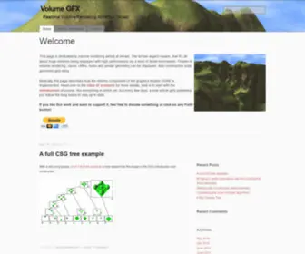 Volume-GFX.com(Volume GFX) Screenshot