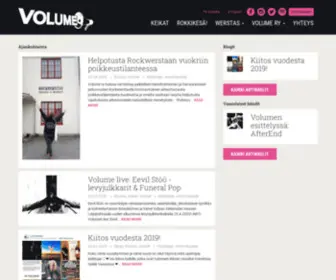 Volume.fi(Vaasan Uuden Kulttuurin Yhdistys) Screenshot