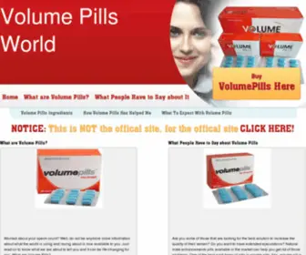 Volumepillsworld.com(域名) Screenshot