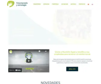 Voluntariadoyestrategia.com(Proyectos) Screenshot