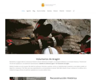 Voluntariosdearagon.com(Voluntarios de Aragón) Screenshot