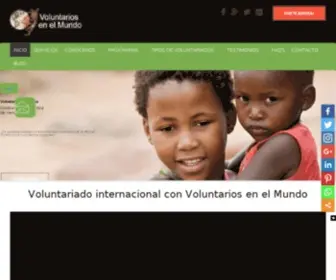 Voluntariosenelmundo.com(Voluntariado Internacional) Screenshot
