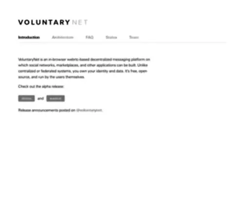 Voluntary.net(Voluntary) Screenshot