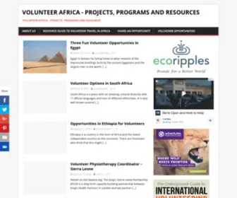 Volunteerafrica.net(Volunteer Africa) Screenshot