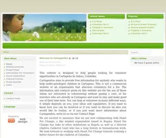 Volunteercolombia.org(Cartagenitos) Screenshot