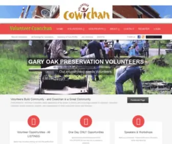 Volunteercowichan.bc.ca(Volunteer Cowichan) Screenshot