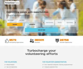 Volunteereasy.com(VolunteerEasy) Screenshot