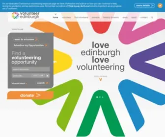 Volunteeredinburgh.org.uk(Volunteer Edinburgh) Screenshot