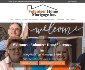 Volunteerhomemortgage.com(Volunteer Home Mortgage Broker in Maryville) Screenshot