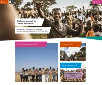 Volunteerics.org(International Citizen Service (ICS)) Screenshot
