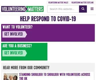 Volunteeringmatters.org.uk(Volunteering Matters) Screenshot