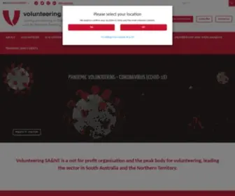 Volunteeringsa.org.au(Volunteering South Australia & Northern Territory) Screenshot