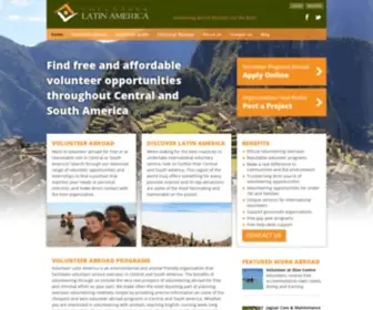 Volunteerlatinamerica.com(Best Volunteer Abroad Programs) Screenshot