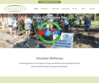 Volunteermckinney.org(Volunteer McKinney) Screenshot