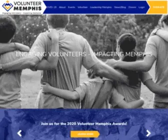 Volunteermemphis.org(Volunteer MemphisHome) Screenshot