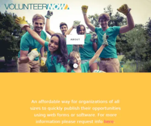 Volunteernow.com(Volunteernow) Screenshot