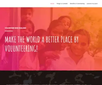 Volunteer.org.nz(Volunteering NZ) Screenshot