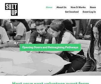 Volunteersuitup.com(SuitUp) Screenshot