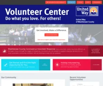 Volunteerwashtenaw.org(Volunteerwashtenaw) Screenshot