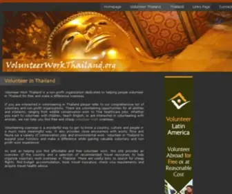 Volunteerworkthailand.org(Volunteer in Thailand) Screenshot