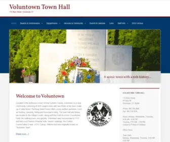 Voluntown.gov(Town of Voluntown) Screenshot