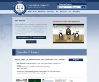 Volusiabar.org(Volusia County Bar Association) Screenshot