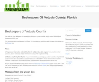 Volusiabeekeepers.org(Beekeepers Of Volusia County) Screenshot