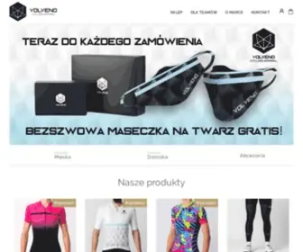 Volveno.com(Profesjonalne stroje kolarskie i odzież rowerowa) Screenshot