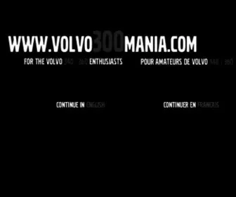 Volvo300Mania.com(Volvo 300 Mania) Screenshot