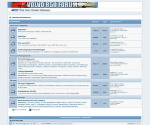 Volvo850Forum.com(Volvo 850 Forum) Screenshot