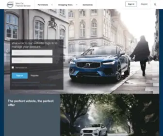 Volvocarfinancialservices.com(Volvo Car Financial Services) Screenshot