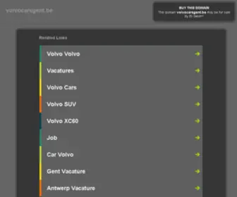 Volvocarsgent.be(Volvocarsgent) Screenshot