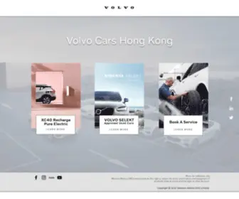 Volvocarshk.com(Volvo Cars HK Campaign) Screenshot