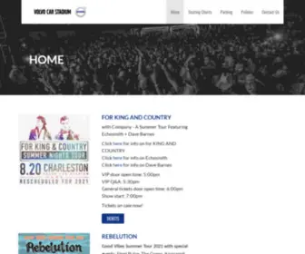 Volvocarstadiumconcerts.com(CreditOne Stadium) Screenshot