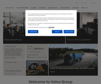 Volvogroup.com(Volvo Group) Screenshot
