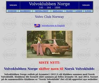 Volvoklubben.no(Volvoklubben Norge) Screenshot